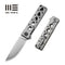 WEKNIFE Miscreant 3.0 Flipper Knife Titanium Handle (3.02" CPM 20CV Blade) 2101A