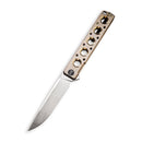 WEKNIFE Miscreant Flipper Knife Titanium Handle (4" CPM S35VN Blade) 913B