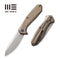 WEKNIFE Mote Flipper Knife Titanium Handle(2.66" CPM S35VN Blade) 2005A