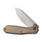 WEKNIFE Mote Flipper Knife Titanium Handle(2.66" CPM S35VN Blade) 2005A