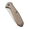 WEKNIFE Mote Flipper Knife Titanium Handle(2.66" CPM S35VN Blade) 2005A