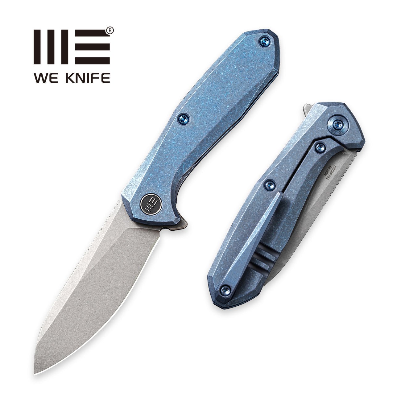 WEKNIFE Mote Flipper Knife Titanium Handle(2.66