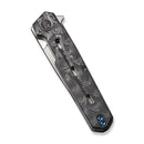WEKNIFE Navo Flipper Knife Carbon Fiber & Titanium Handle (3.25" CPM 20CV Blade) WE22026 - 2 - We Knife