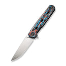 WEKNIFE Navo Flipper Knife FatCarbon Fiber & Titanium Handle (3.25" CPM 20CV Blade) WE22026 - 4 - We Knife