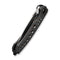 WEKNIFE Nexusia Flipper Knife Tiger Stripe Pattern Flamed Titanium Handle (3.48" Hand Polished Satin CPM 20CV Blade) WE22044-3