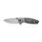 WEKNIFE Nitro Mini Flipper & Thumb Stud Knife Titanium Handle With Carbon Fiber Inlay (3.13" CPM 20CV Blade) WE22015-1