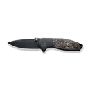 WEKNIFE Nitro Mini Flipper & Thumb Stud Knife Titanium Handle With Carbon Fiber Inlay (3.13" CPM 20CV Blade) WE22015-2