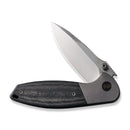 WEKNIFE Nitro Mini Flipper & Thumb Stud Knife Titanium Handle With Micarta Inlay (3.13" CPM 20CV Blade) WE22015-3