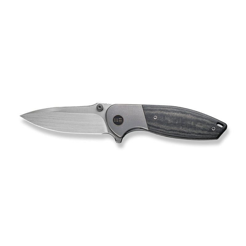 WEKNIFE Nitro Mini Flipper & Thumb Stud Knife Titanium Handle With Micarta Inlay (3.13" CPM 20CV Blade) WE22015-3