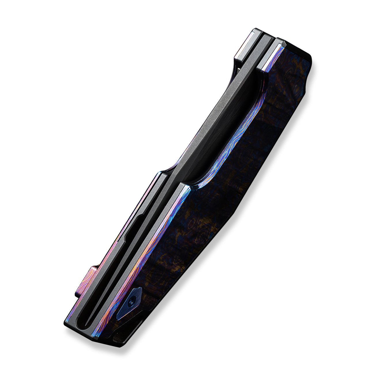 WEKNIFE OAO (One and Only) Flipper Knife Titanium & Timascus Handle CPM ...