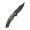 WEKNIFE Orpheus Flipper Knife Bronze / Black Titanium Integral Handle With Jungle Wear Fat Carbon Fiber Inlay (3.48" Black Stonewashed CPM 20CV Blade) WE23009-1