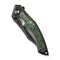 WEKNIFE Orpheus Flipper Knife Bronze / Black Titanium Integral Handle With Jungle Wear Fat Carbon Fiber Inlay (3.48" Black Stonewashed CPM 20CV Blade) WE23009-1