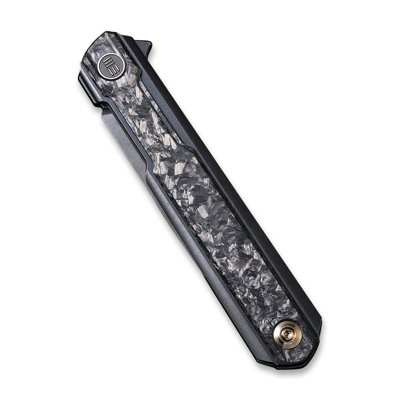 WEKNIFE Peer Flipper Knife Titanium Handle With Carbon Fiber Overlay (3.46" CPM 20CV Blade) 2015D