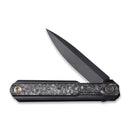 WEKNIFE Peer Flipper Knife Titanium Handle With Carbon Fiber Overlay (3.46" CPM 20CV Blade) 2015D