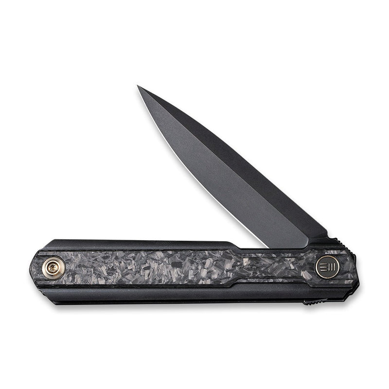 WEKNIFE Peer Flipper Knife Titanium Handle With Carbon Fiber Overlay (3.46" CPM 20CV Blade) 2015D