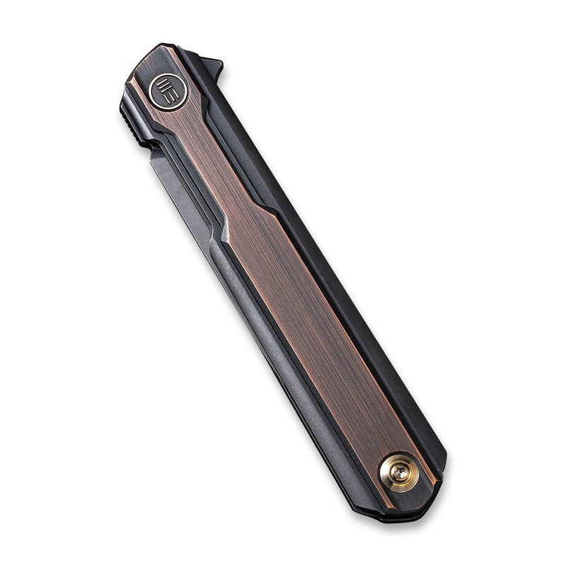 WEKNIFE Peer Flipper Knife Titanium Handle With Copper Overlay (3.46" CPM 20CV Blade) 2015F