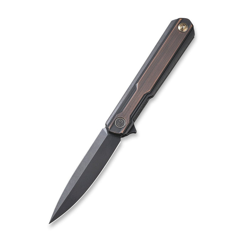 WEKNIFE Peer Flipper Knife Titanium Handle With Copper Overlay (3.46" CPM 20CV Blade) 2015F