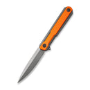WEKNIFE Peer Flipper Knife Titanium Handle With G10 Overlay (3.46" CPM 20CV Blade) 2015A