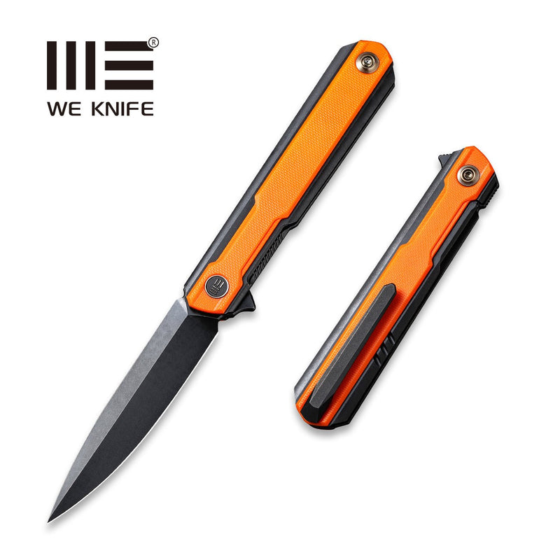 WEKNIFE Peer Flipper Knife Titanium Handle With G10 Overlay (3.46" CPM 20CV Blade) 2015B