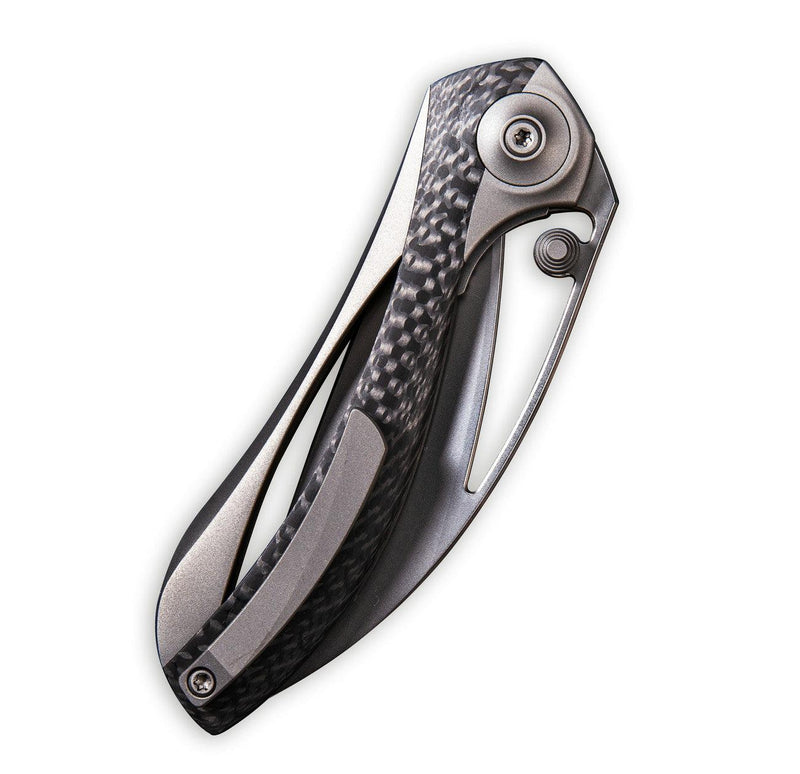 WEKNIFE Pleroma Integral Knife Titanium Handle With Carbon Fiber Inlay (2.95" M390 Blade) 821A