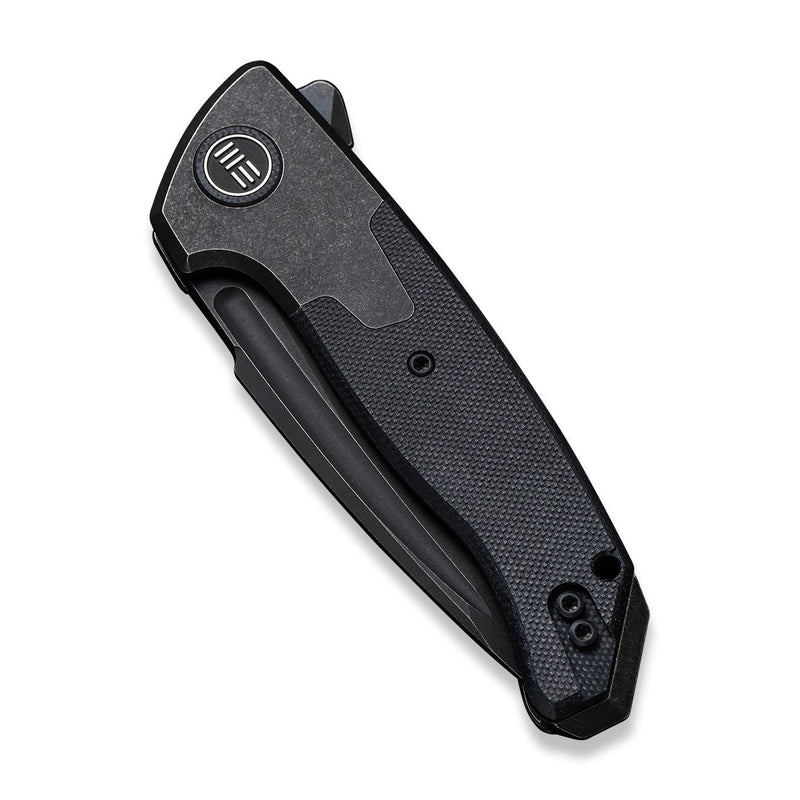 WEKNIFE Press Check Flipper Knife Titanium Handle With G10 Inlay (3.15" CPM 20CV Balde) WE20078A-1