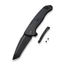 WEKNIFE Press Check Flipper Knife Titanium Handle With G10 Inlay (3.15" CPM 20CV Balde) WE20078A-1