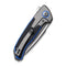 WEKNIFE Press Check Flipper Knife Titanium Handle With G10 Inlay (3.15" CPM 20CV Balde) WE20078A-2