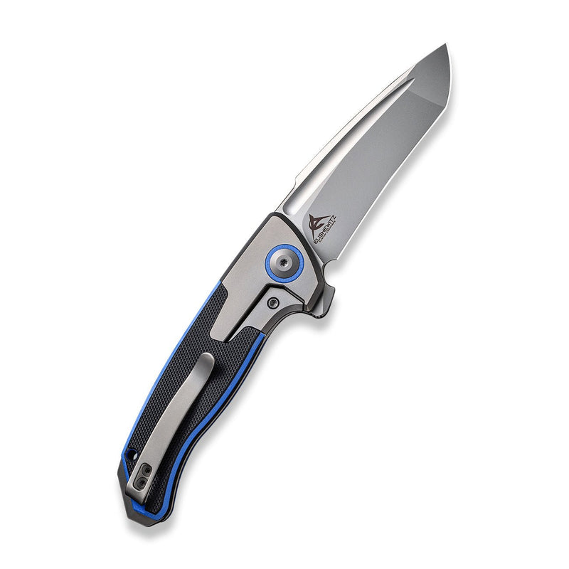 WEKNIFE Press Check Flipper Knife Titanium Handle With G10 Inlay (3.15" CPM 20CV Balde) WE20078A-2