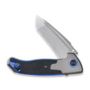 WEKNIFE Press Check Flipper Knife Titanium Handle With G10 Inlay (3.15" CPM 20CV Balde) WE20078A-2