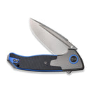 WEKNIFE Press Check Flipper Knife Titanium Handle With G10 Inlay (3.15" CPM 20CV Balde) WE20078B-2