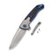 WEKNIFE Press Check Flipper Knife Titanium Handle With G10 Inlay (3.15" CPM 20CV Balde) WE20078B-2