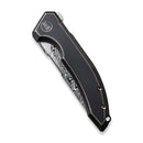 WEKNIFE Quixotic Flipper Knife Titanium Handle (3.45" Heimskringla Damasteel Blade) WE21016-DS1