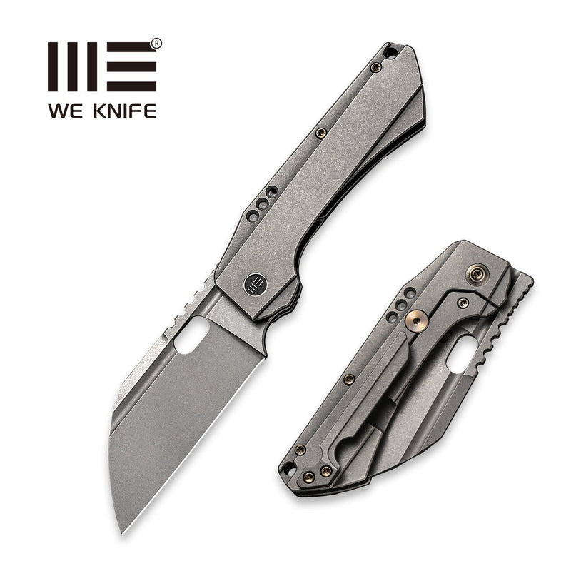 WEKNIFE Roxi 3 Front Flipper Knife Titanium Handle (3.14" CPM S35VN Blade) WE19072-1