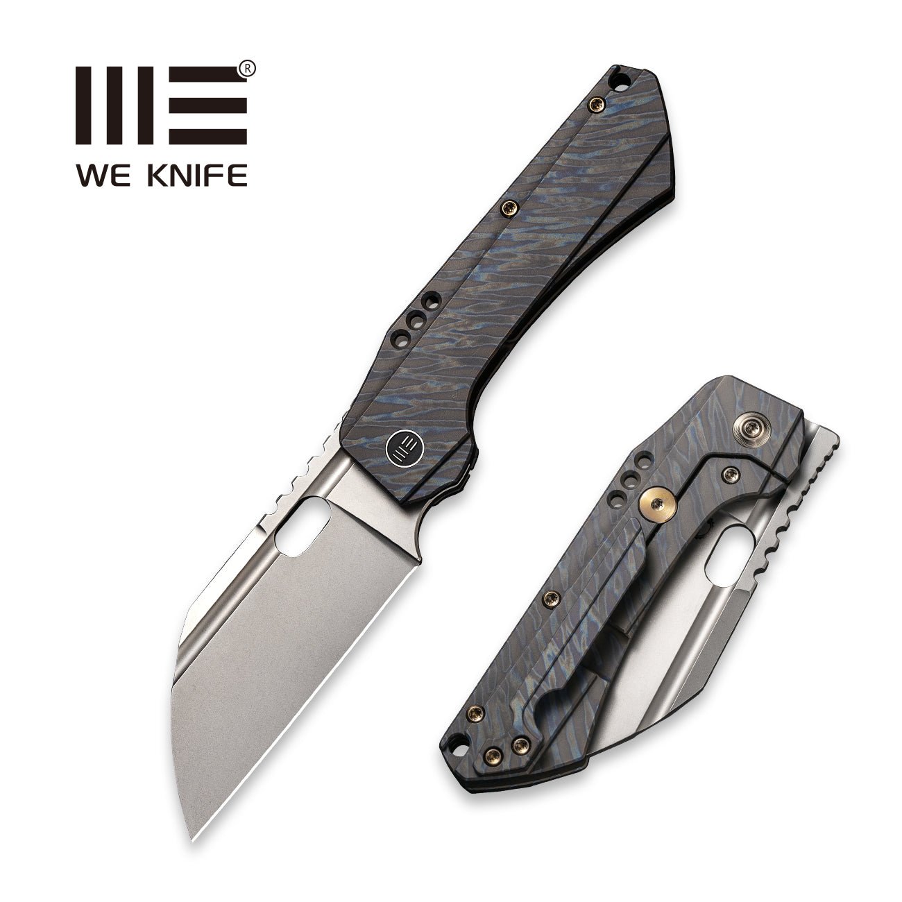 WEKNIFE Roxi 3 Front Flipper Knife Titanium Handle CPM S35VN