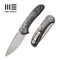 WEKNIFE Saakshi Flipper Knife Carbon Fiber Handle (3.30" CPM 20CV Blade) WE20020C-1