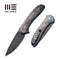 WEKNIFE Saakshi Flipper Knife Carbon Fiber Handle (3.30" CPM 20CV Blade) WE20020C-2