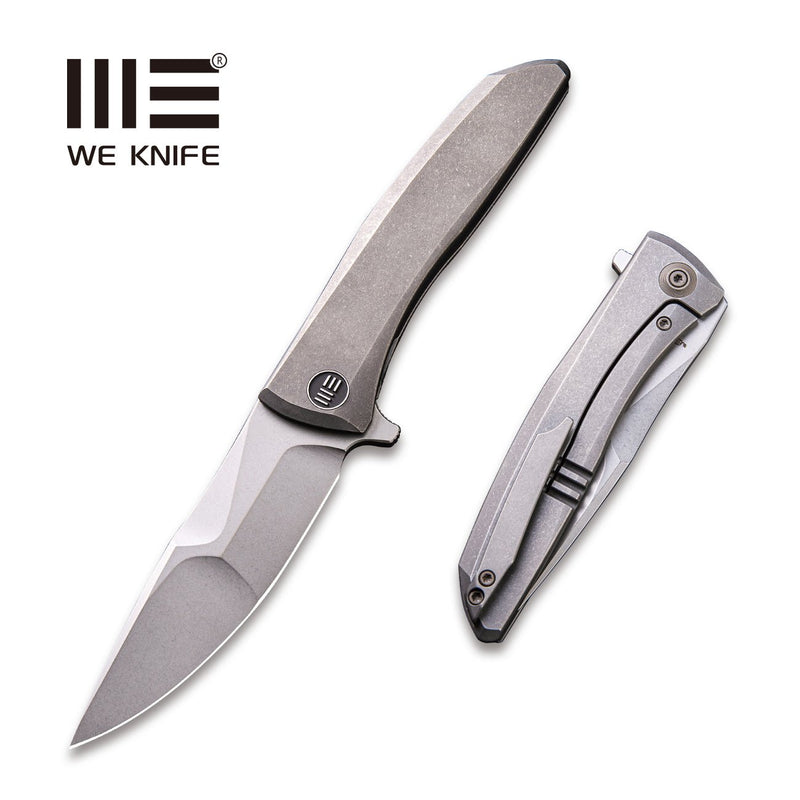 WEKNIFE Scoppio Flipper Knife Titanium Handle (3.63" CPM 20CV Blade) 923B