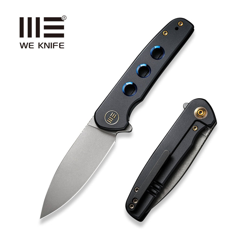 WEKNIFE Shakan Flipper Knife Titanium Handle (2.97" CPM 20CV Blade) WE20052B-1