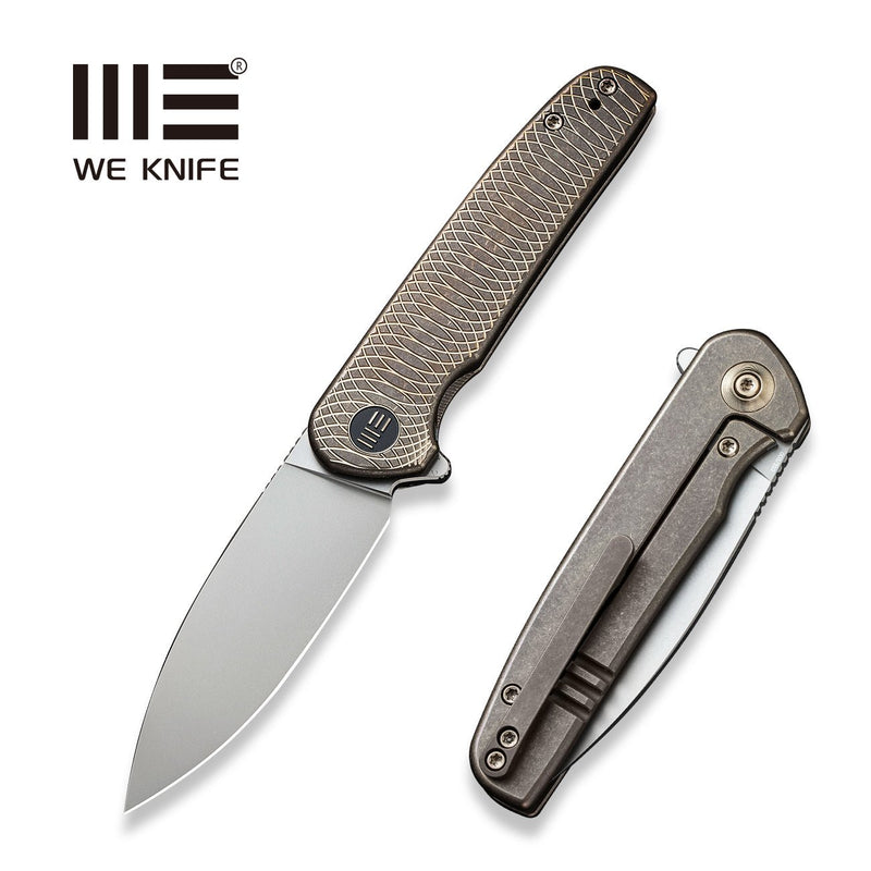 WEKNIFE Shakan Flipper Knife Titanium Handle (2.97" CPM 20CV Blade) WE20052C-2