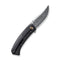 WEKNIFE Shuddan Flipper Knife Titanium Handle (3.48" Hakkapella Damasteel Blade) WE21015-DS1