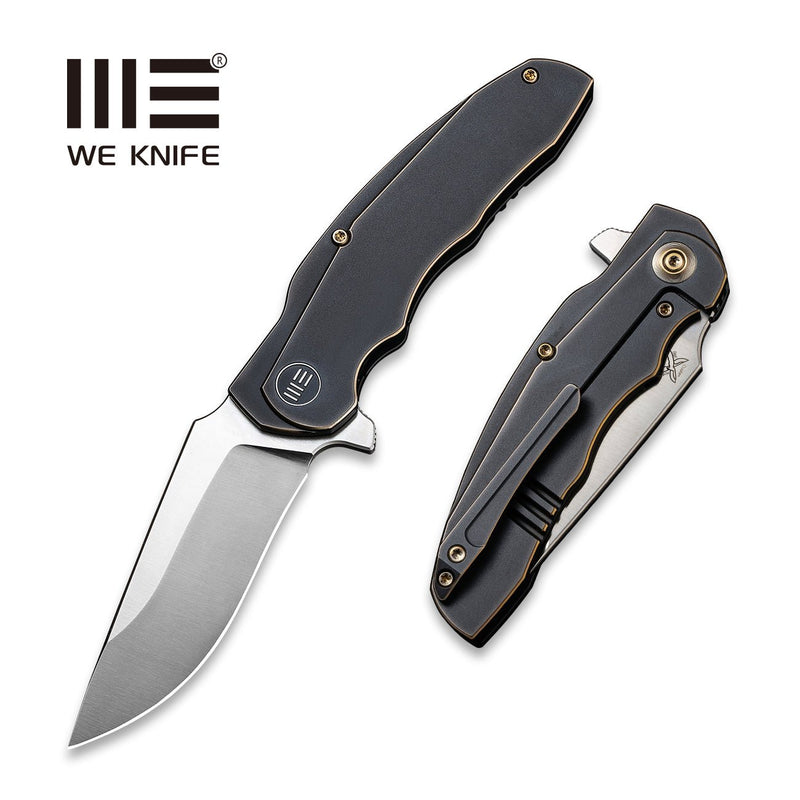 WEKNIFE Skreech Flipper Knife Titanium Handle(3.24" CPM 20CV Blade) 2014A