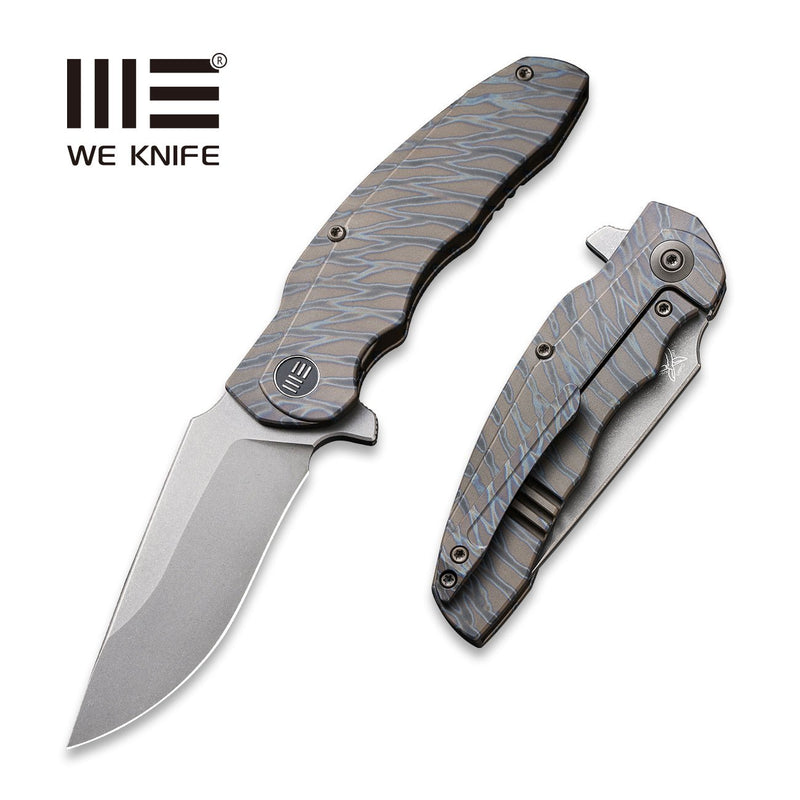 WEKNIFE Skreech Flipper Knife Titanium Handle(3.24" CPM 20CV Blade) 2014C