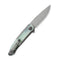 WEKNIFE Smooth Sentinel Flipper Knife Titanium Handle With G10 Inlay (2.97" CPM 20CV Blade) WE20043-2