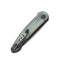 WEKNIFE Smooth Sentinel Flipper Knife Titanium Handle With G10 Inlay (2.97" CPM 20CV Blade) WE20043-2
