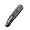 WEKNIFE Smooth Sentinel Flipper Knife Titanium Handle With Marble Carbon Fiber Inlay (2.97" CPM 20CV Blade) WE20043-1