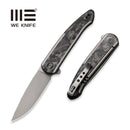 WEKNIFE Smooth Sentinel Flipper Knife Titanium Handle With Marble Carbon Fiber Inlay (2.97" CPM 20CV Blade) WE20043-1