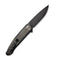 WEKNIFE Smooth Sentinel Flipper Knife Titanium Handle With Micarta Inlay (2.97" CPM 20CV Blade) WE20043-4