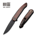 WEKNIFE Smooth Sentinel Flipper Knife Titanium Handle With Wood Inlay (2.97" CPM 20CV Blade) WE20043-3