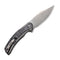 WEKNIFE Snick Flipper Knife Titanium Handle With Carbon Fiber Inlay (3.47" CPM 20CV Blade) WE19022F-2