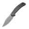WEKNIFE Snick Flipper Knife Titanium Handle With Carbon Fiber Inlay (3.47" CPM 20CV Blade) WE19022F-2